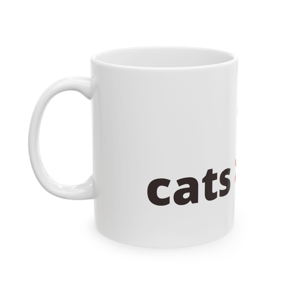 cats > dogs Mug