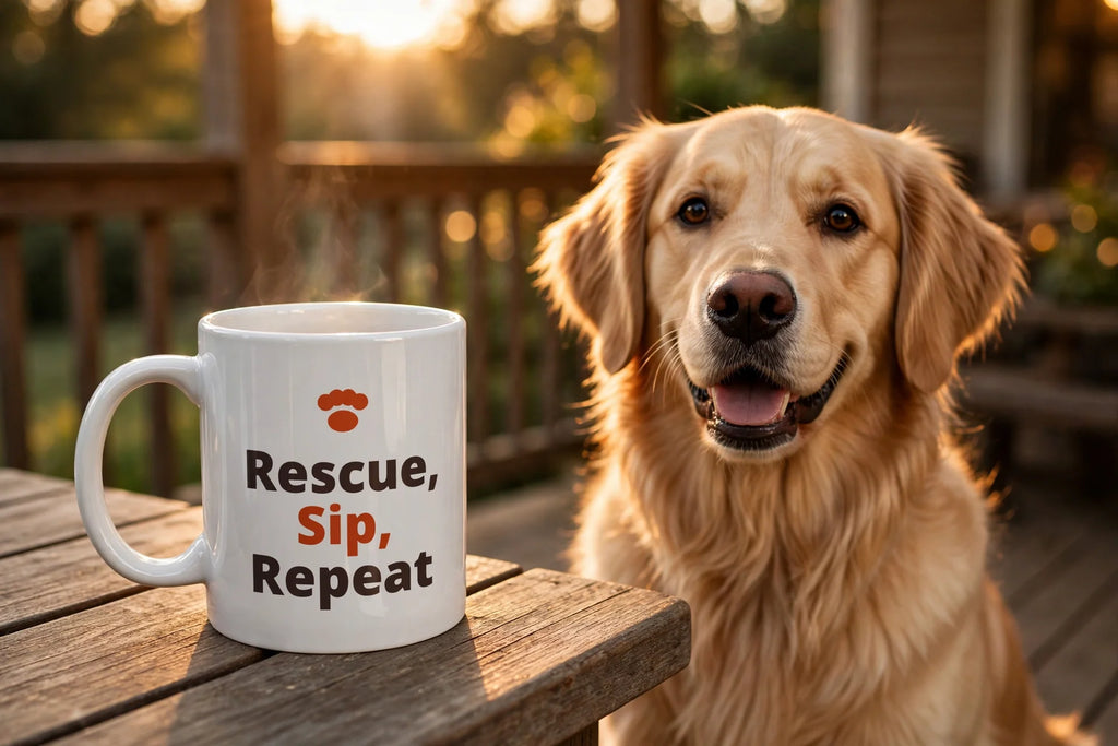 Rescue, Sip, Repeat Mug