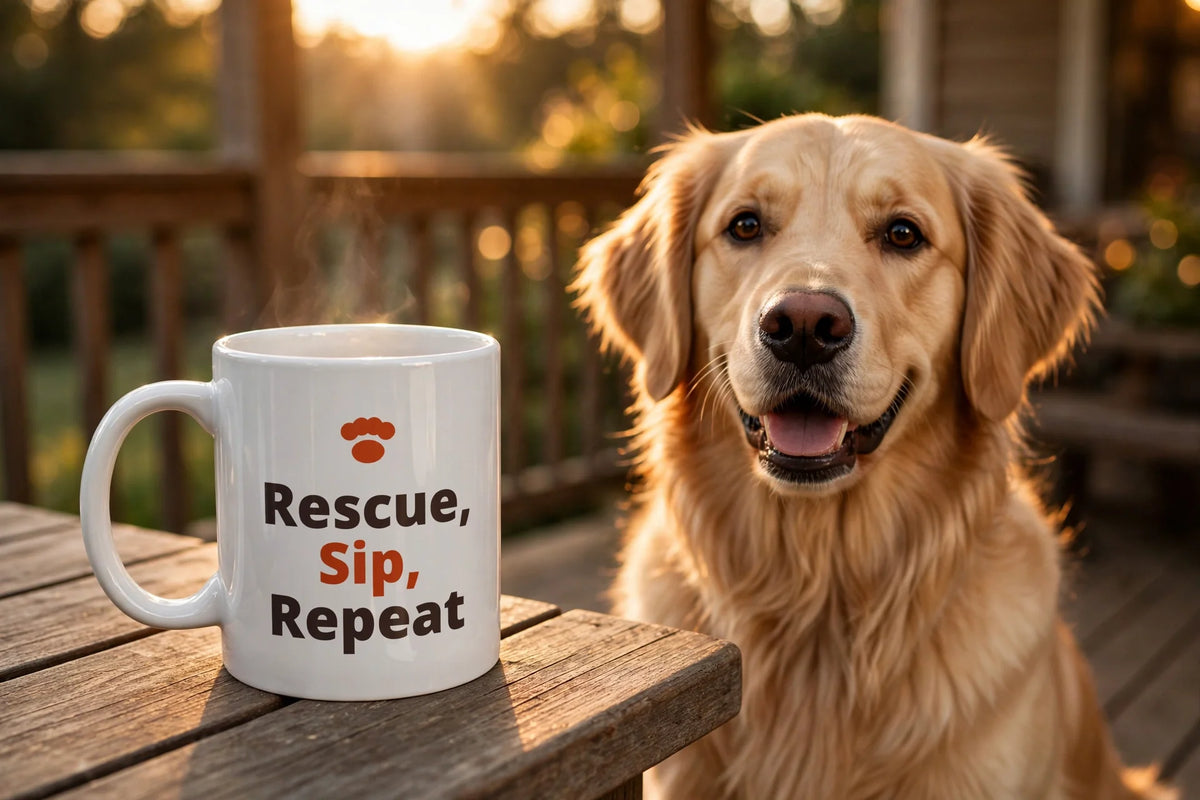 Rescue, Sip, Repeat Mug